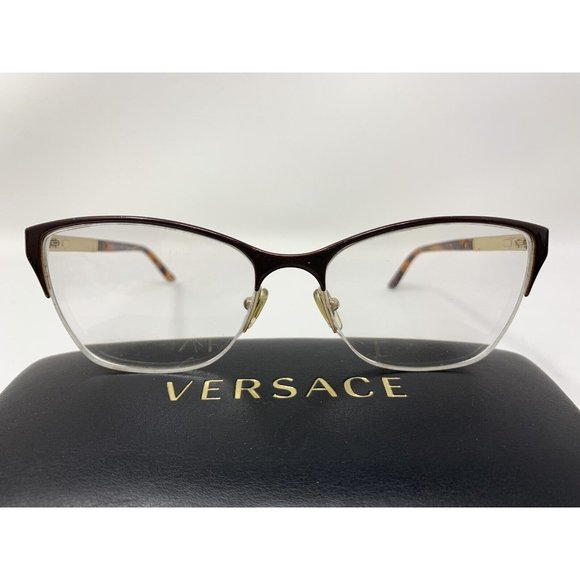Versace Eyeglasses Mod. 1218 1344 Frames 53 [] 17 Flex Hinges Italy main image 12